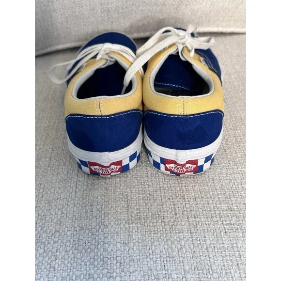 Vans Era Tartan Pack Blue Yellow White Size W6/ M4.5 Unisex 721356 - Picture 4 of 9